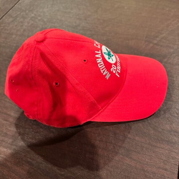 Ohio State Buckeyes 2014 National Champions Adjustable Hat - Red - Picture 2 of 9